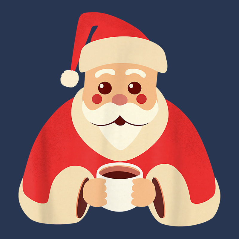 Santa Claus Warming Up With A Hot Chocolate, Christmas T Shirt Men Denim Jacket | Artistshot