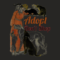 Hot Trend Don't Shop Adopt. Dog, Cat, Rescue Animal Rights Ladies Fitted T-shirt | Artistshot