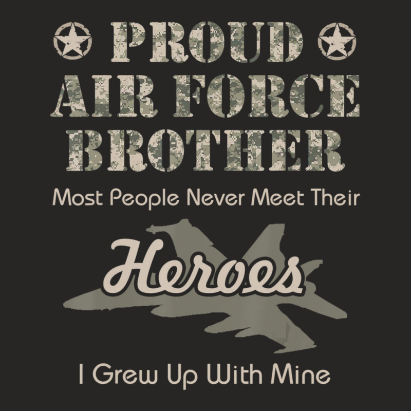 Trending Proud Air Force Brother Ladies Fitted T-Shirt by quanghuydinh1 | Artistshot