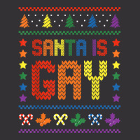 Santa Is Gay, Lgbtq Ugly Christmas Sweater 2022 T Shirt Vintage Hoodie | Artistshot