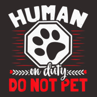 Limited Edition Emotional Support Duty Human Do Not Pet Service Dog Hu Racerback Tank | Artistshot