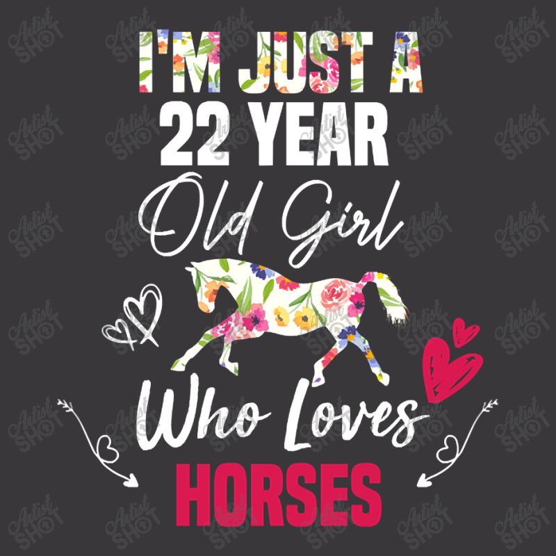 Limited Edition I'm Just A 22 Year Old Girl Who Loves Horses, Girl Lov Ladies Curvy T-Shirt by Rios Arevalo | Artistshot