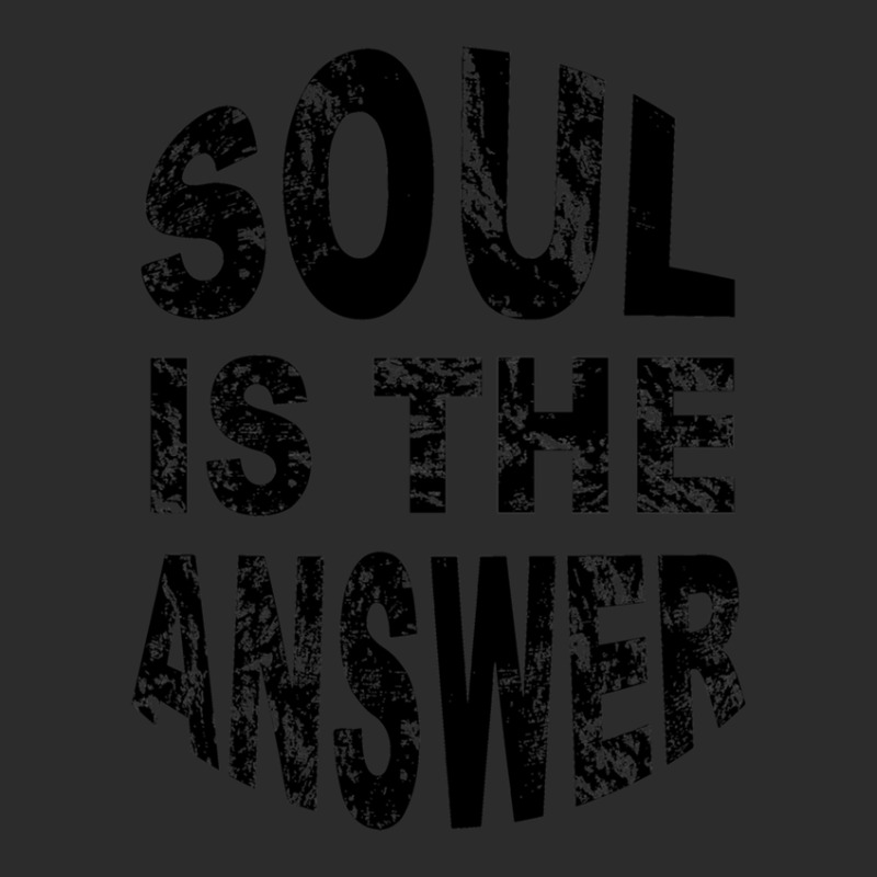 Soul Is The Answer Vintage Vinyl Text- Black Fade Exclusive T-shirt by MichaelVictory | Artistshot