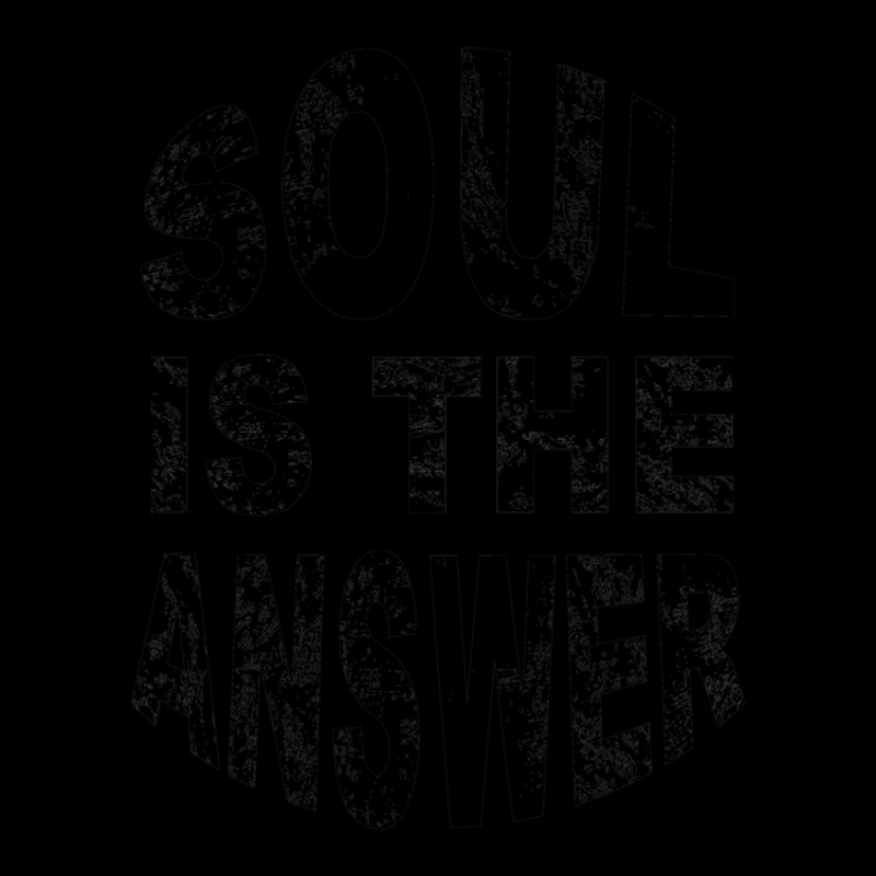 Soul Is The Answer Vintage Vinyl Text- Black Fade Fleece Short by MichaelVictory | Artistshot