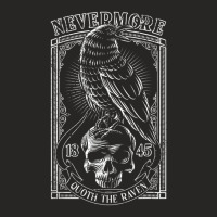 Limited Edition Edgar Allen Poe The Raven Nevermore Ladies Fitted T-shirt | Artistshot