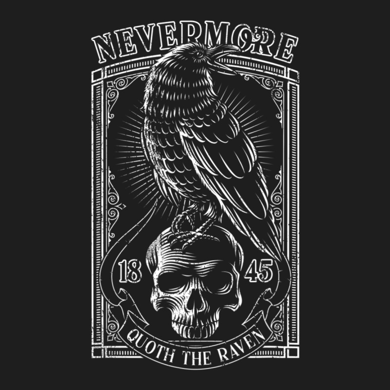 Limited Edition Edgar Allen Poe The Raven Nevermore Classic T-shirt by Sierra Dennis | Artistshot