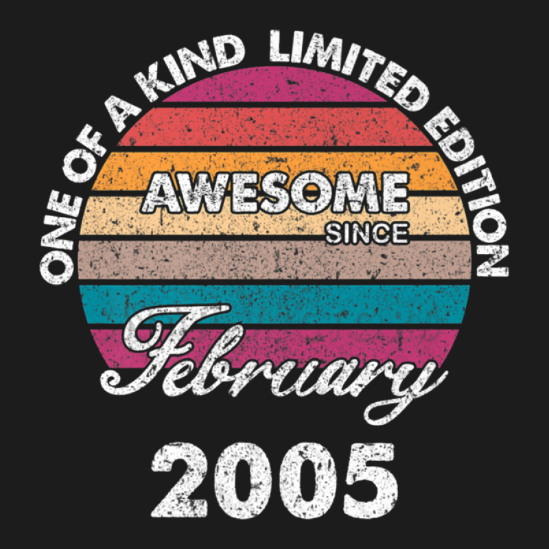 One Of A Kind Born In February Awesome Since 2005 Birthday Hoodie & Jogger Set | Artistshot