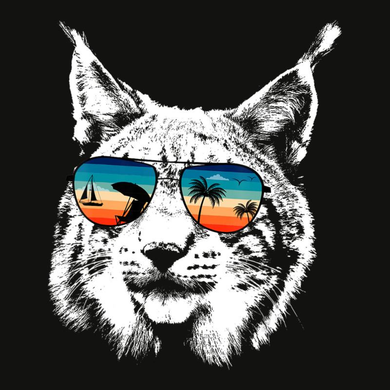 Trending Lynx S With Glasses Sunglasses Retro Style Scorecard Crop Tee by bummercaught | Artistshot