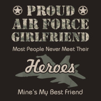 Limited Edition Proud Air Force Girlfriend Tank Top | Artistshot