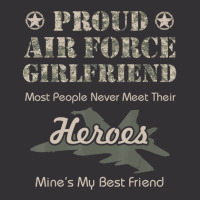 Limited Edition Proud Air Force Girlfriend Vintage Hoodie And Short Set | Artistshot