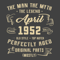 Trending Mens Man Myth Legend April 1952 70th Birthday Gift 70 Years O Vintage T-shirt | Artistshot