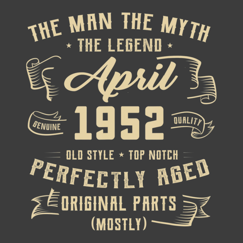 Trending Mens Man Myth Legend April 1952 70th Birthday Gift 70 Years O Men's Polo Shirt | Artistshot