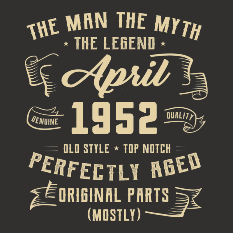 Trending Mens Man Myth Legend April 1952 70th Birthday Gift 70 Years O Champion Hoodie | Artistshot