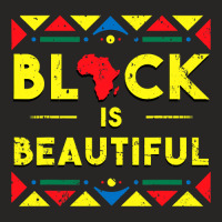 Black History  Black Is Beautiful African Colors Gift Ladies Fitted T-shirt | Artistshot