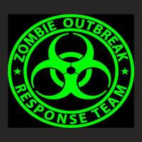 Trending Zombie Outbreak Response Team Sign Undead Ladies Fitted T-shirt | Artistshot