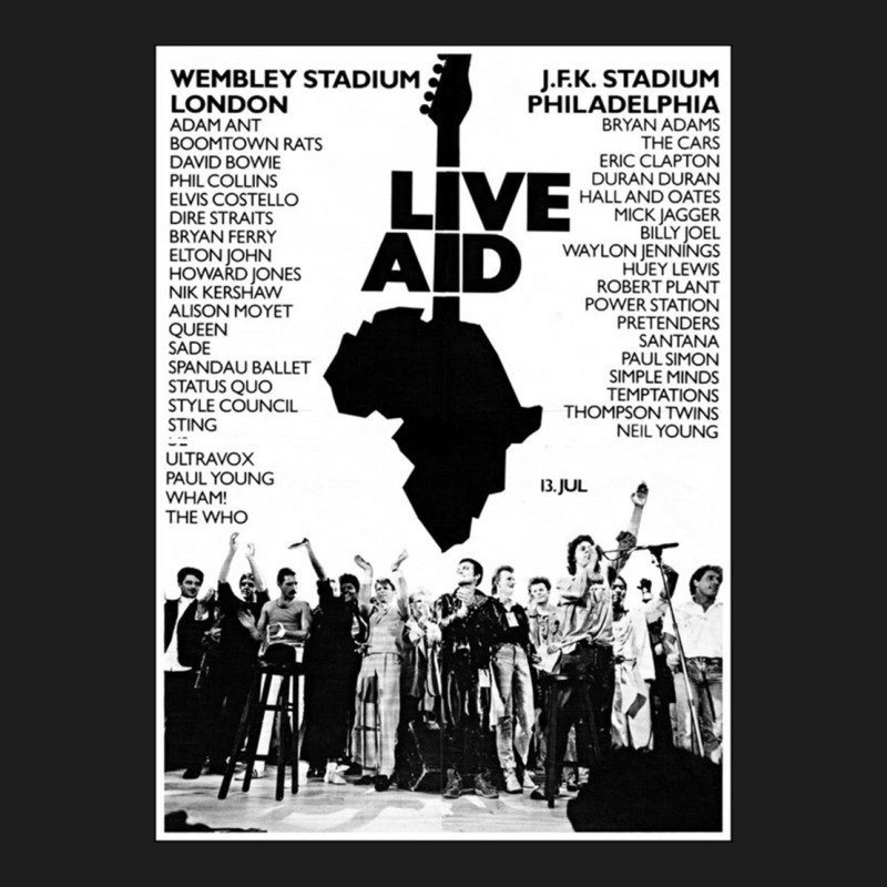 Live Aid 1985 Classic T-shirt by SherryMorehart | Artistshot