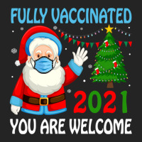 Fully Vaccinated 2021 Santa Claus 3/4 Sleeve Shirt | Artistshot