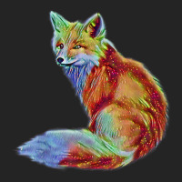 Fox Sly Animal Colorful Forest Animals Design Foxes T Shirt 3/4 Sleeve Shirt | Artistshot