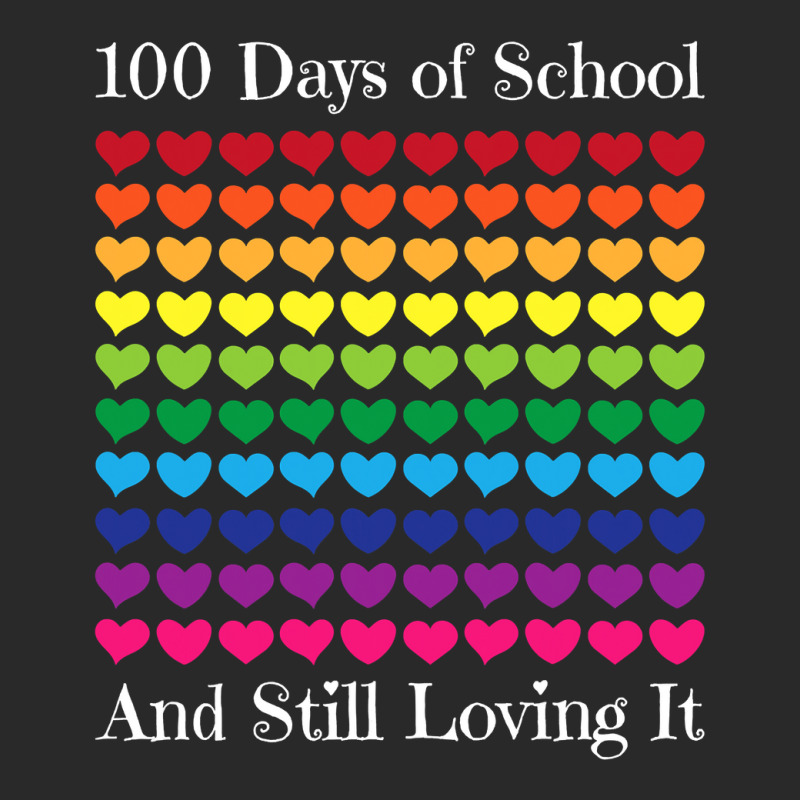 Heart Love 100 Days Of School  Teacher Boy Girl Gift Toddler T-shirt by Davidartist | Artistshot