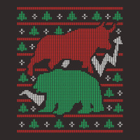 Bull And Bear Christmas Stock Market Investor Ugly Sweater Sweatshirt Racerback Tank | Artistshot