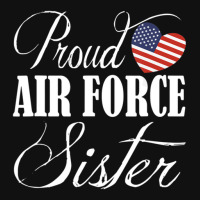 Trending Proud Air Force Sister Us Heart Military Mothers Day Graphic Youth T-shirt | Artistshot