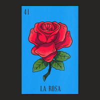 Womens Mexican Lottery La Rosa Rose Game Of Mexico Latino Design Vneck Ladies Fitted T-shirt | Artistshot