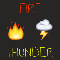 Fire Thunder Ladies Fitted T-shirt | Artistshot