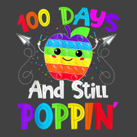 Happy 100 Days Of School And Still Poppin 100th Day Pop It T Shirt Vintage T-shirt | Artistshot