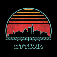 Trending Ottawa Retro City Skyline 80s Style Souvenir Men's 3/4 Sleeve Pajama Set | Artistshot