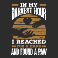 Trending In My Darkest Hour I Reached For A Hand And Found A Paw Exclusive T-shirt | Artistshot