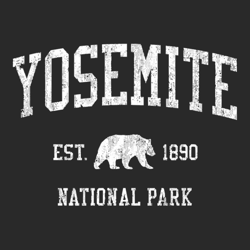 Yosemite  Vintage National Park Sports Design Tee Printed Hat | Artistshot