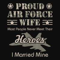 Limited Edition Proud Air Force Wife Crop Top | Artistshot