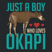 Trending Zoo Animal Africa Just A Boy Who Loves Okapi Crewneck Sweatshirt | Artistshot