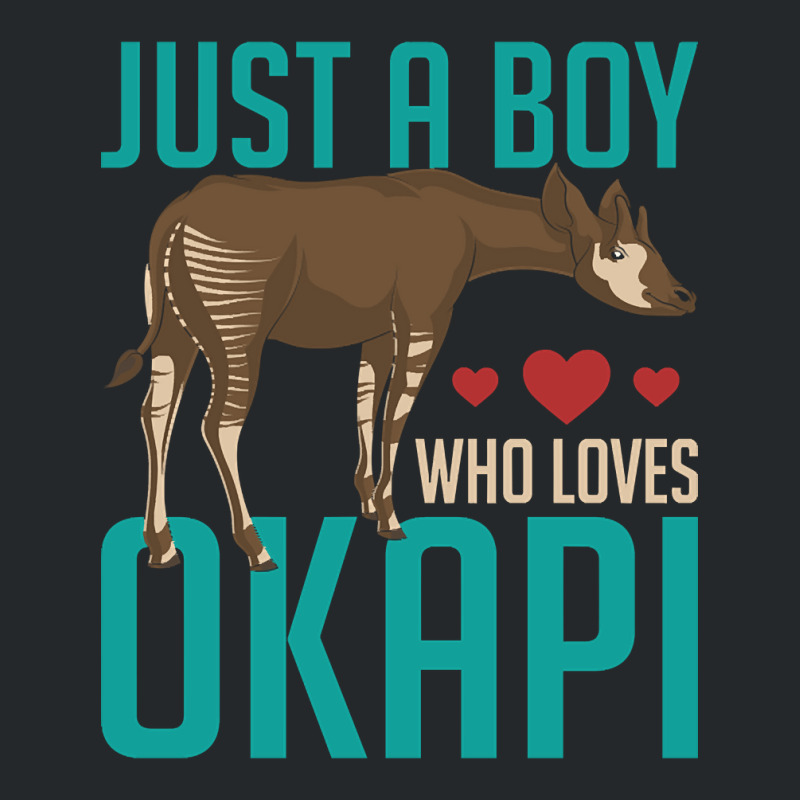 Trending Zoo Animal Africa Just A Boy Who Loves Okapi Crewneck Sweatshirt by Ledford Leslie | Artistshot