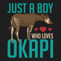 Trending Zoo Animal Africa Just A Boy Who Loves Okapi Classic T-shirt | Artistshot