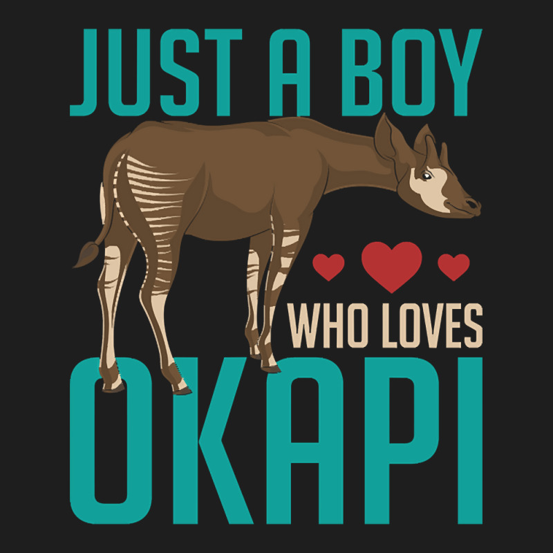 Trending Zoo Animal Africa Just A Boy Who Loves Okapi Classic T-shirt by Ledford Leslie | Artistshot