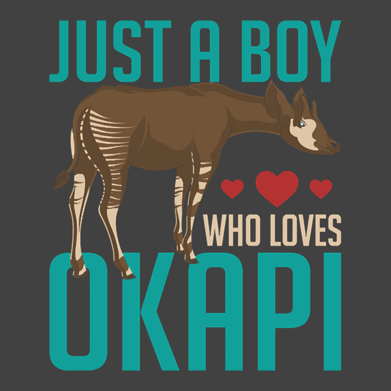 Trending Zoo Animal Africa Just A Boy Who Loves Okapi Vintage T-Shirt by Ledford Leslie | Artistshot