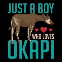 Trending Zoo Animal Africa Just A Boy Who Loves Okapi Long Sleeve Baby Bodysuit | Artistshot