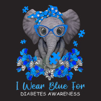 I Wear Blue For Diabetes Awareness Elephant Warrior Women Vintage Cap | Artistshot