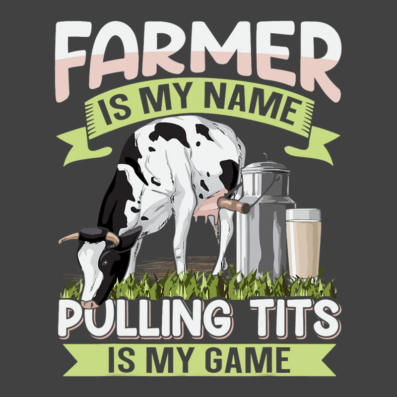 Dairy Cow Farming Design For A Cow Farmer Vintage T-shirt | Artistshot