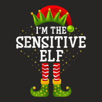 I'm The Sensitive Elf Matching Family Christmas Pajamas T Shirt Ladies Fitted T-shirt | Artistshot