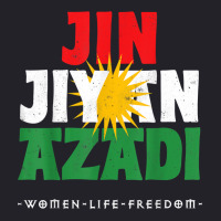 Kurdish Flag, Jin Jiyan Azadi, Kurdish Women, Free Kurdistan T Shirt Unisex Sherpa-lined Denim Jacket | Artistshot