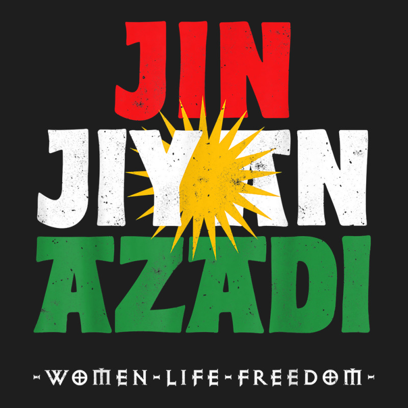 Kurdish Flag, Jin Jiyan Azadi, Kurdish Women, Free Kurdistan T Shirt Classic T-shirt by joeykujalat4t | Artistshot