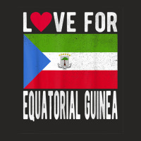 Love For Equatorial Guinea T Shirt Ladies Fitted T-shirt | Artistshot