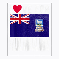 Love For Falkland Islands T Shirt T-shirt | Artistshot