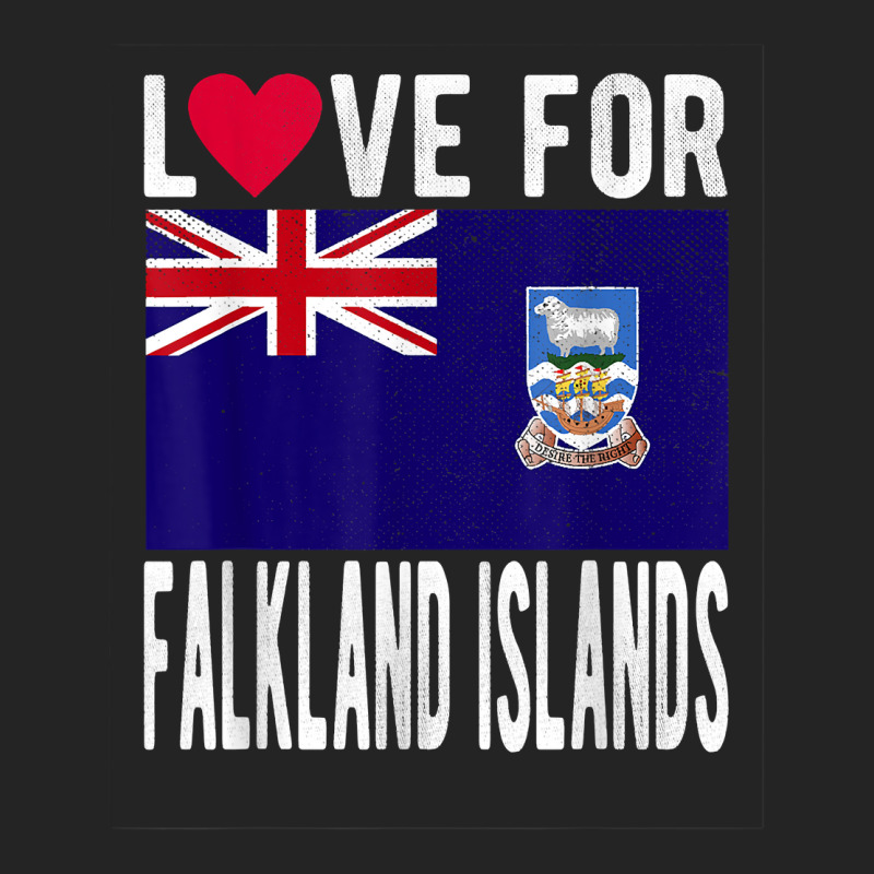 Love For Falkland Islands T Shirt 3/4 Sleeve Shirt by nilda1pr4klauer | Artistshot