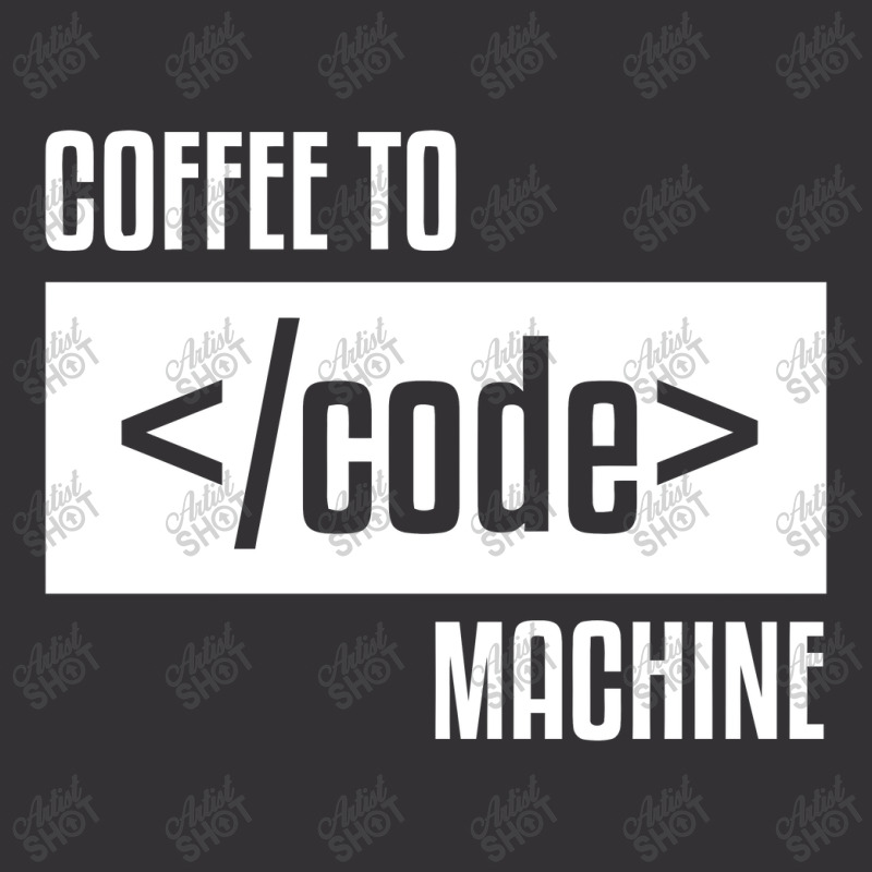 Coffee To Machine Code Geek Vintage Short | Artistshot