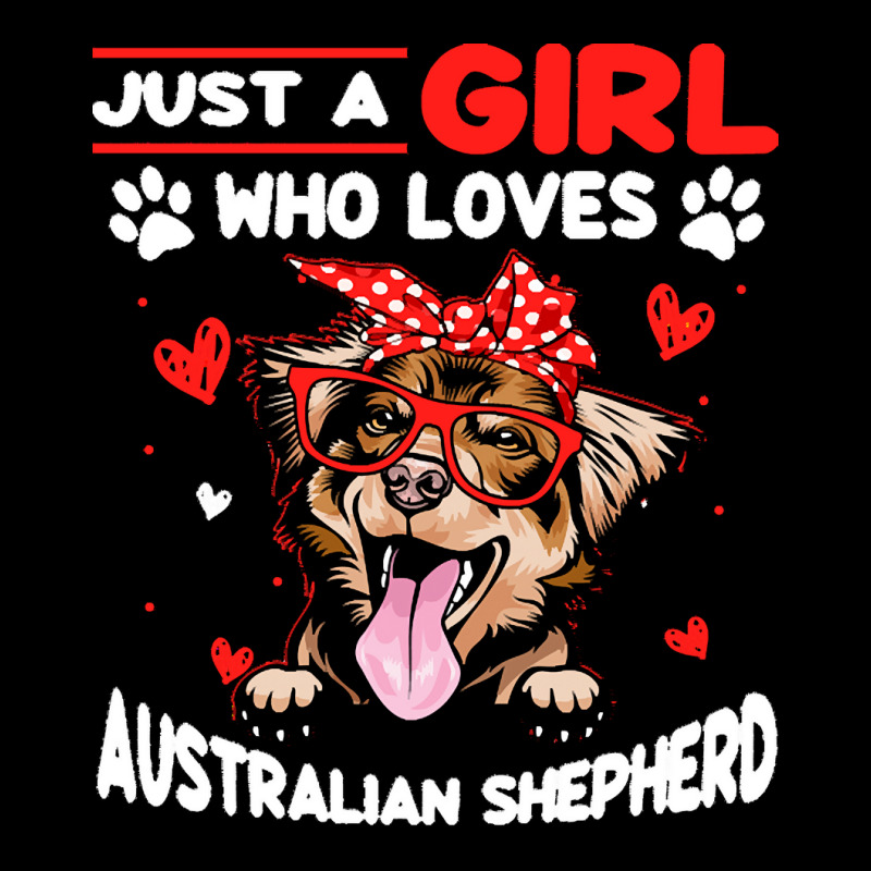 Just A Girl Who Loves Dogs T  Shirt Vintage Just A Girl Who Love Austr Unisex Jogger by roderick79981 | Artistshot