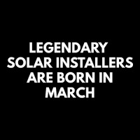 Limited Edition Legendary Solar Installers Are Born In March Adjustable Cap | Artistshot