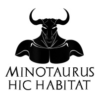 Minotaurus Hic Habitat   Ancient Greek Mythology   Latin T Shirt Zipper Hoodie | Artistshot